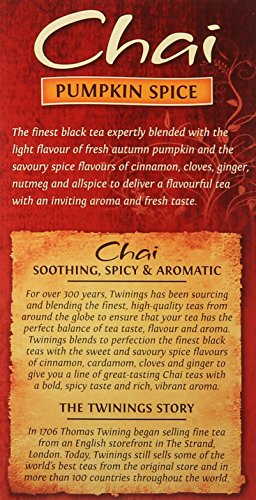 Té Pumpkin Spice Chai 20 saquitos miniatura 2