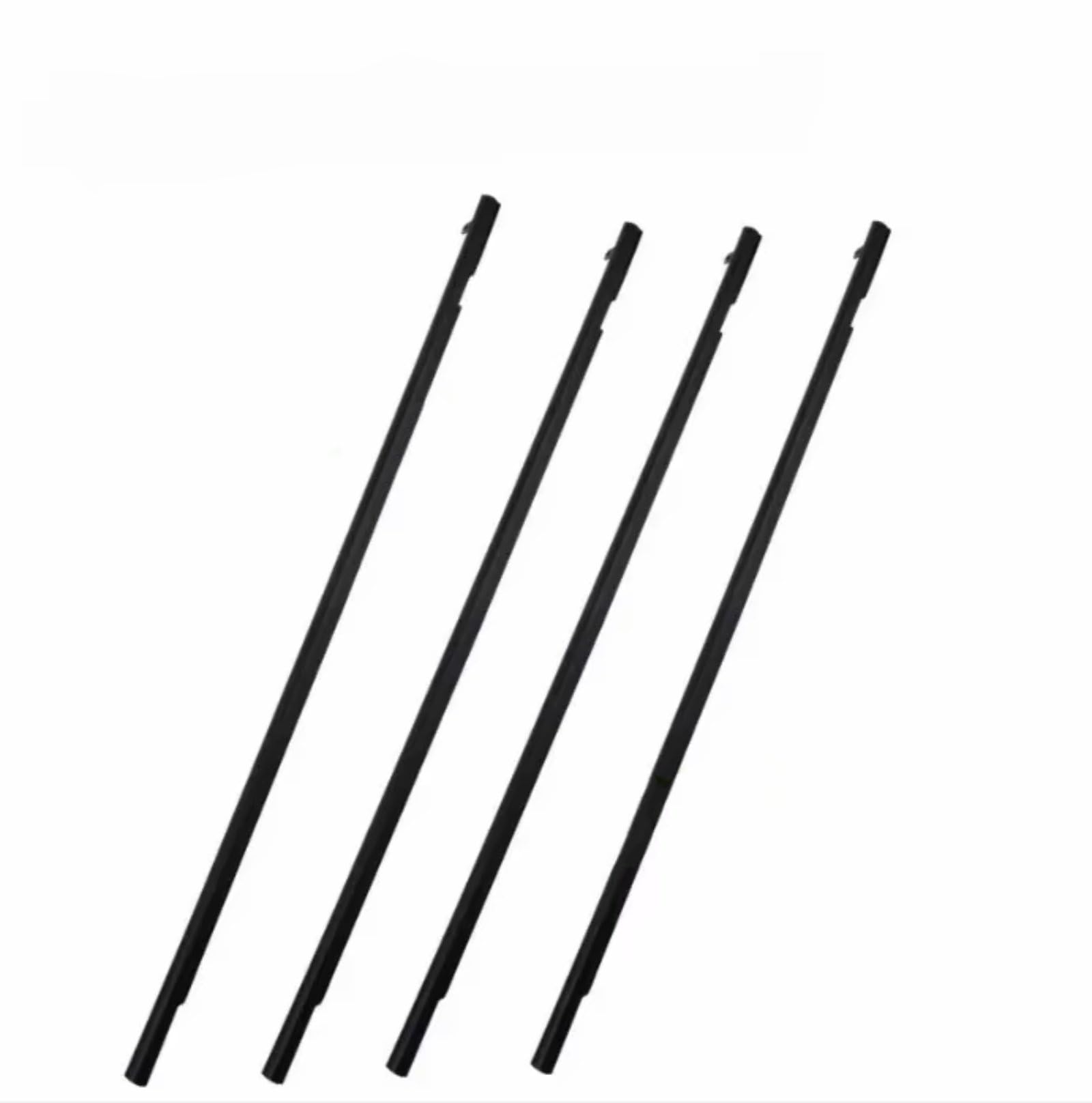 for TIIDA 2006-2009 111cm 97cm 80821-ED500 Sedan 4 X Chrome Or Black Window Glass Sealing Trim Rubber Weatherstrip Pressure Car Door Seal Protector(Black)