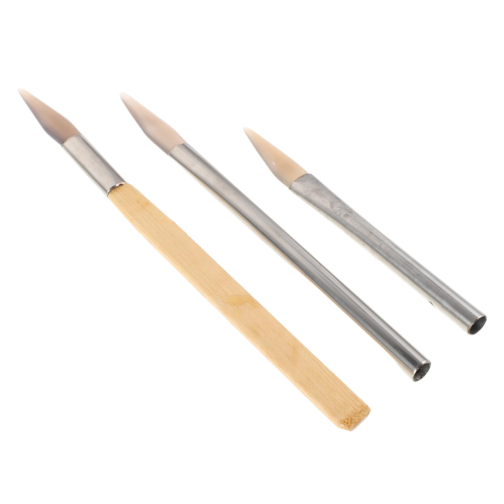 Gadpiparty Polishing Stick Agate Knife for Jewelry Shine Scratch Removal Comfortable Grip for Rings Bracelets