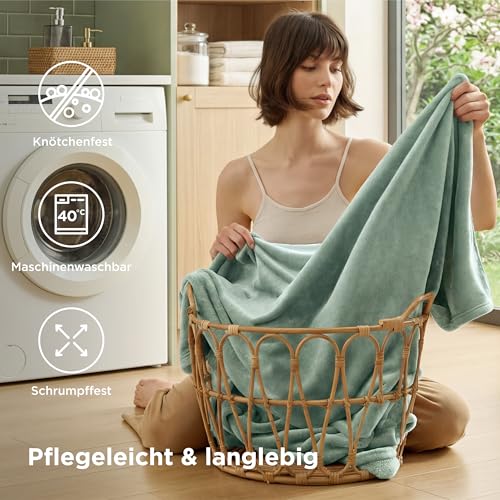 BEDSURE Kuscheldecke Flauschig Decke Fleecedecke - Wohndecke Warm Winter Weich, Sofadecke XL, Geschenke für Frauen, Decke Couch Blanket… – Ansicht 6