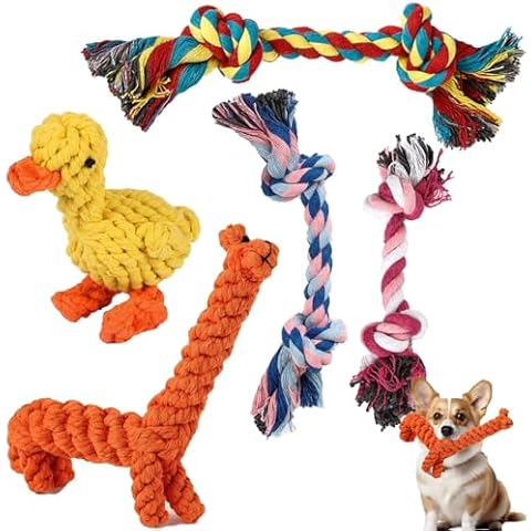 Irunfast 5Pcs Interactive Puppy Chew Toys Cover