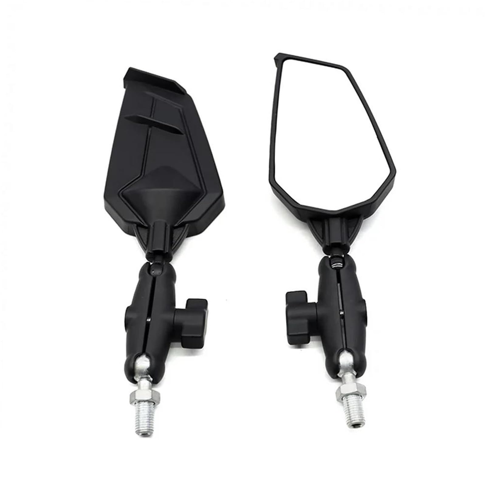 Rétroviseurs moto pliables pour Hypermotard 950 noir mat