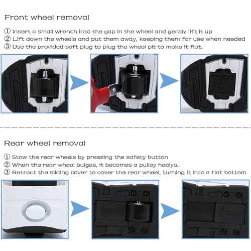 Kids Roller Skate Shoes for Girls Boys, Unisex Outdoor Sport Shoes Sneakers with 4-Wheels Trainer Skateboarding Shoe Retractable Skating Shoes for Children's Park Sports Walking -1562