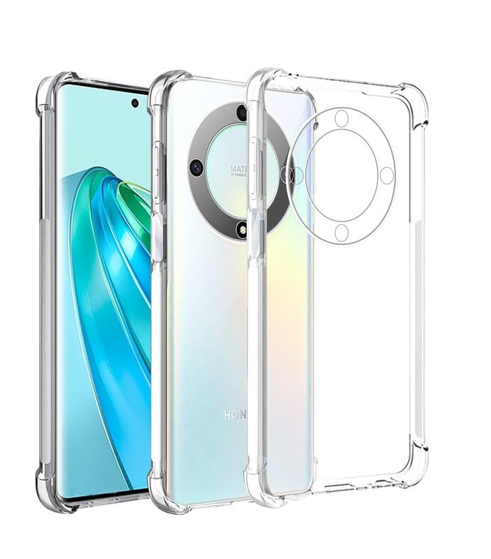 SkyTree Honor X9a 6.67" 5G / Honor Magic5 Lite, Solid Shock Proof Bumper Hybrid Edge to Edge Protective Transparent Back Cover for Honor X9a 6.67" 5G / Honor Magic5 Lite (B0CN9QTR1C) Amazon Price History, Amazon Price Tracker