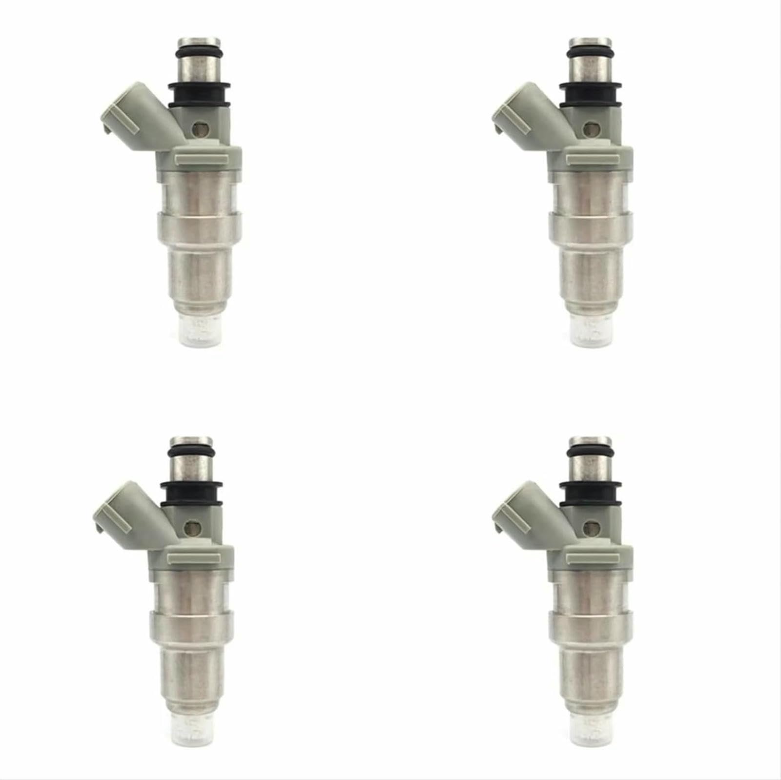 Iniettori di Carburante per Auto per Toyota per Starlet per Glanza per 4E-Fte 1.3 per Turbo per Ep91, 4 Pezzi, Ugello Iniettore Carburante per Auto 23250-11060 23209-11060