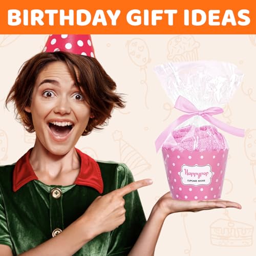 Image of HAPPYPOP Birthday Gifts Ideas for Mom - Pink Month Birthday Socks for Women