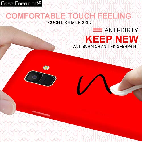 Image of Case Creation Luxurious OG Series for Samsung On6 Case Cover,Anti-Dirty Slim Case Frosted Matte Cute Candy TPU Raised Bezel (Splash of Color) Back Cover for Samsung Galaxy On6 -Wine Red
