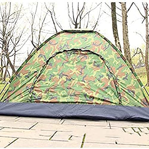 Carpa camuflada impermeable para 3-4 personas azul miniatura 2