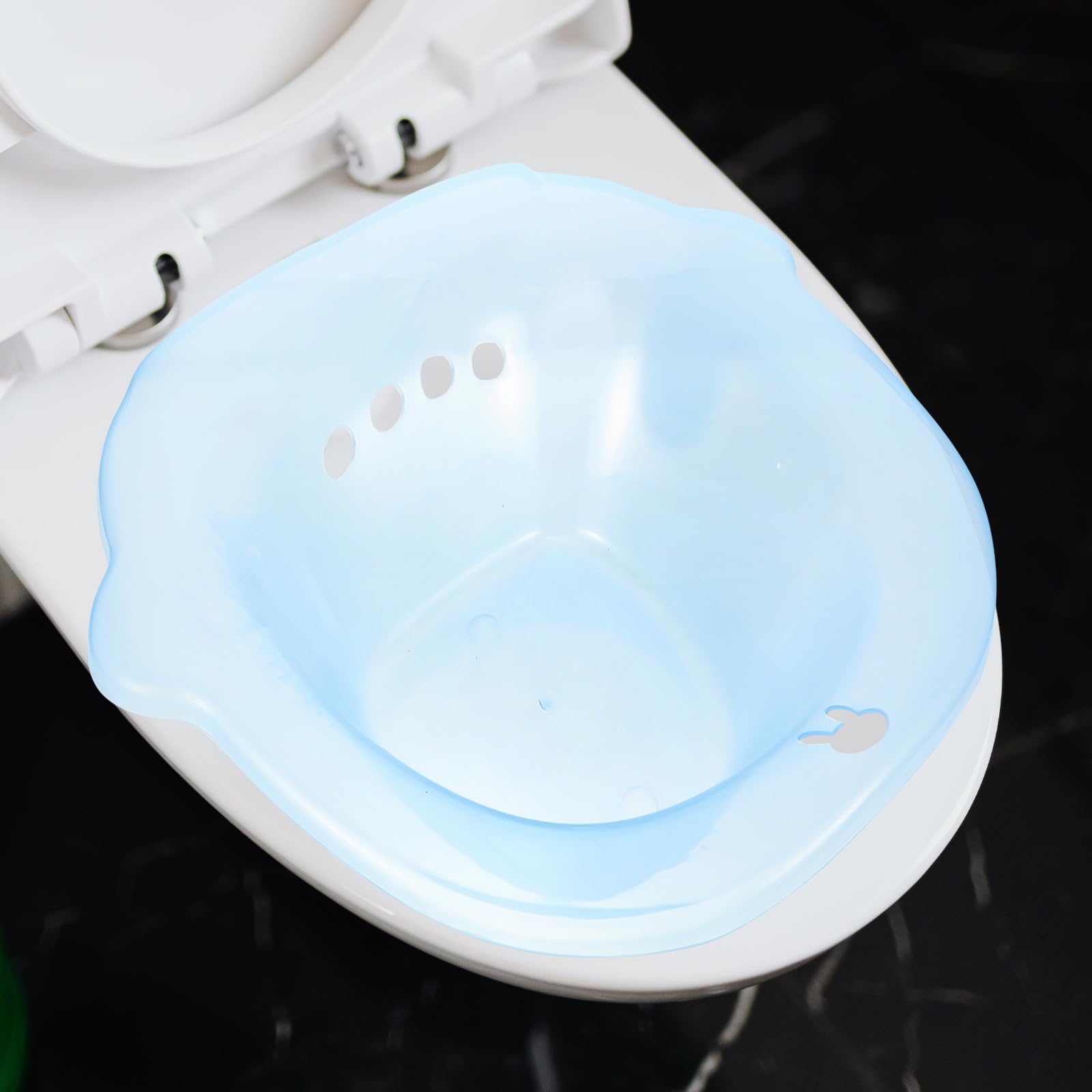 Ergonomiczna wanna Sitz dla kobiet w ciąży i po porodzie, trwała poduszka parowa z ulgą krocza, na skurcze menstruacyjne, wygodna konstrukcja deski sedesowej