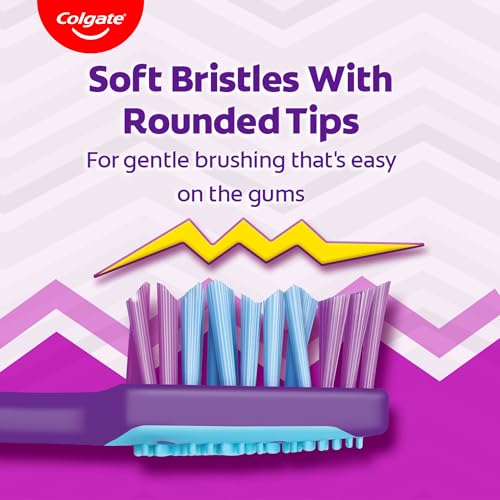 Colgate ZigZag Toothbrush for Deep Inter dental Clean with multi angle zig zag bristles (Medium, Pack of 6) - image 5