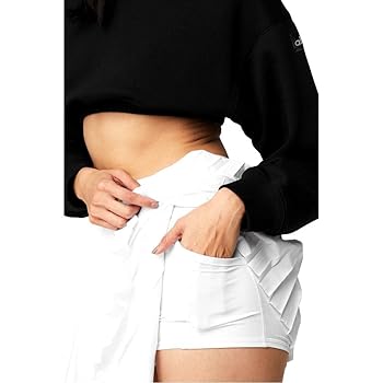 Alo yogaミニスカートTennis Style ホワイト Alo yogaミニスカートTennis Style ホワイト Alo Yoga Women's