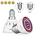 Produktbild Led Pflanzenlampe, Vollspektrum Grow Plant Light for Hydroponics Greenhouse Organic Zimmerpflanzen  for Hydroponics Greenhouses Indoor Gardening [2er Pack] (Color : E14, Size : 60SMD)