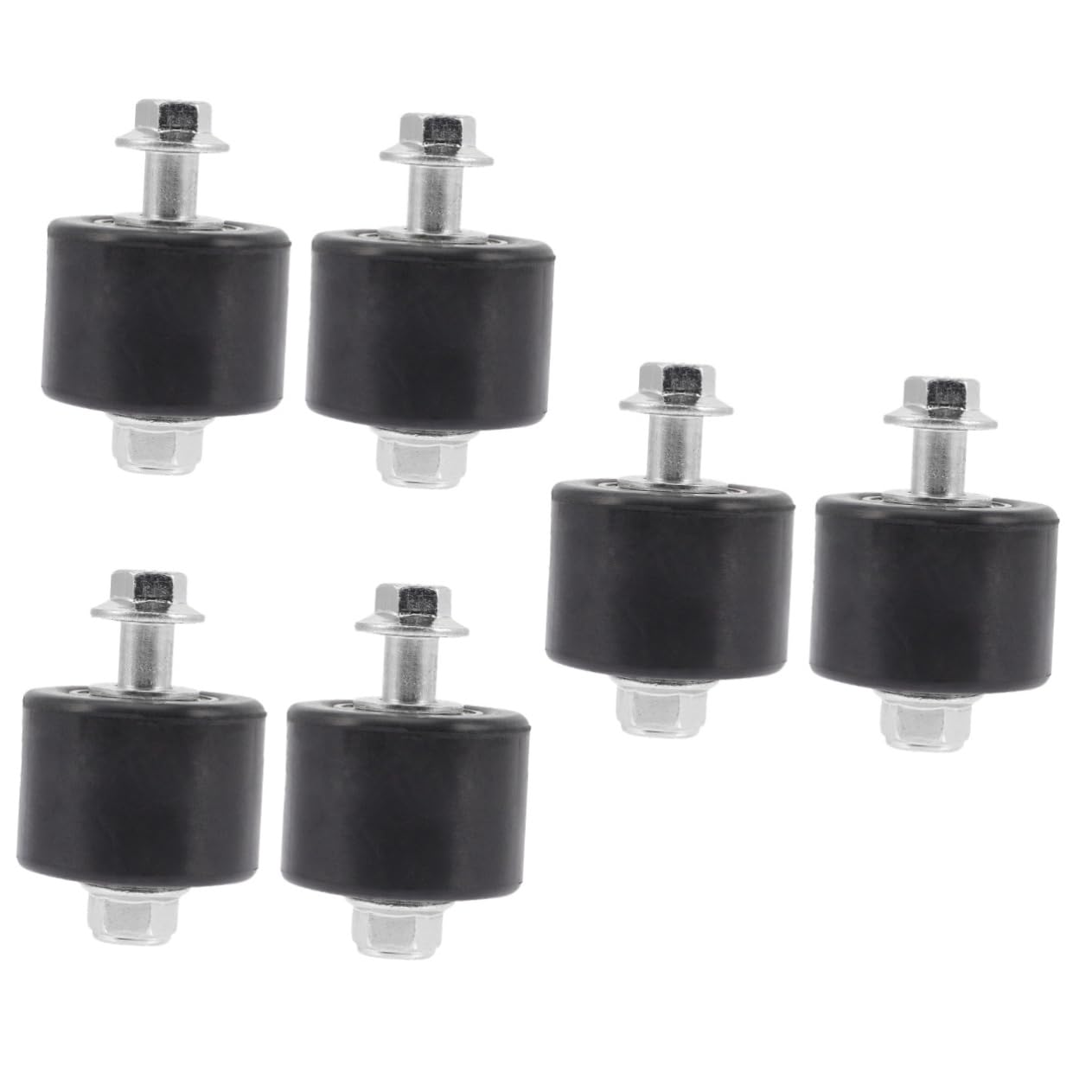 SOLUSTRE 6piezas Rodillo Guía De Cadena Para Motocicletas Off-road De Tensor De Cadena Rueda Antideslizante y Rodillo Para Mejorar Tracción y Estabilidad
