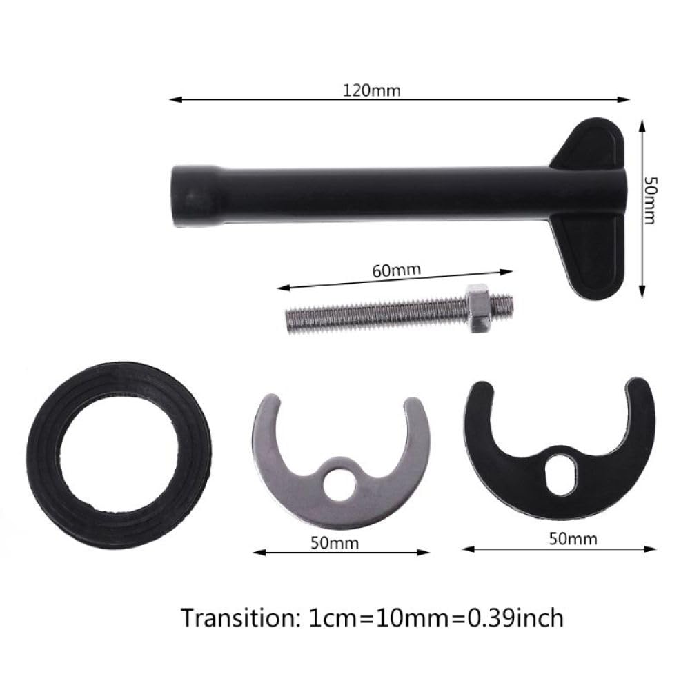 Kit de fijación para herramienta multiusos, kit de fijación para monomando de lavabo o fregadero, kit de montaje para grifo de cocina, herramienta para lavabo o fregadero de cocina (M10)