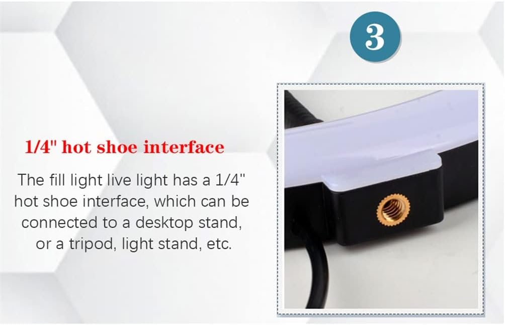 10 Inch RGB Light with Remote LED Photographic Selfie Tripod with Stand