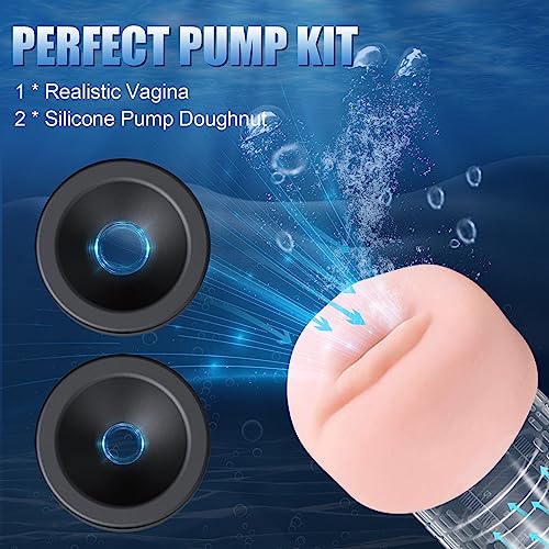3 In 1 Water Penis Pump Male Sex Toys, 12 Smart Training Modes Hydro Penis Enlarger, Waterproof Cock Pump Electric Penis Vacuum Pump Male Masturbator, Erection Pump Device Sex Toys For Men #TOP5