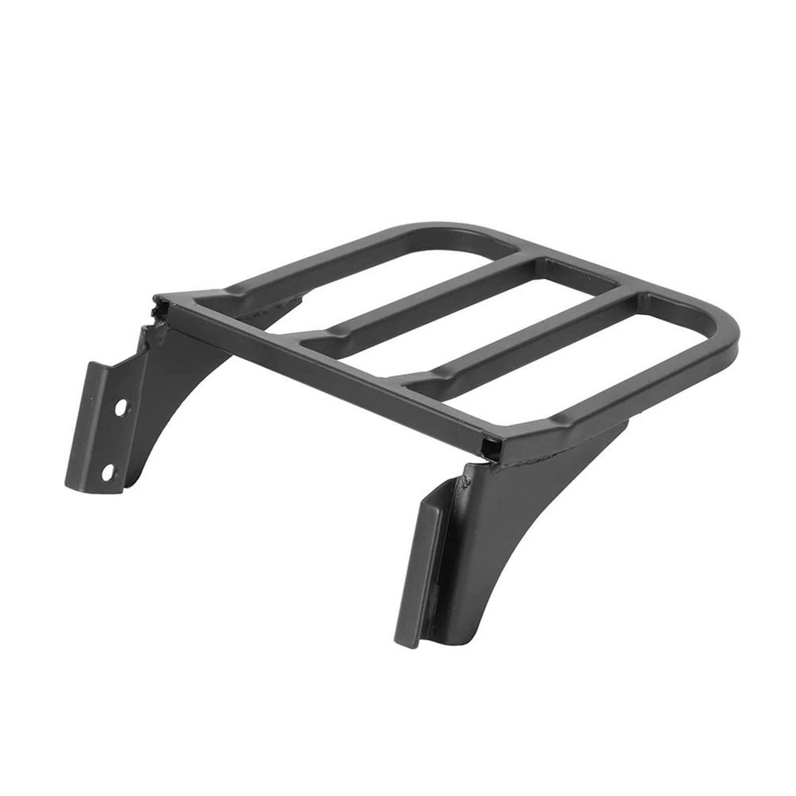 Portaequipajes con Respaldo De Barra Sissy para Motocicleta para Harley Sportster XL883 2004-2017 Dyna Street Bob Low Rider 2006-17 Softail 84-05 Rejillas portaequipaje(Negro)