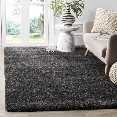 Image of Ultra-Soft Shaggy Carpet (4 X 6 FEET, Grey) Fluffy, Cozy & Durable Area Rug for Living Room, Bedroom & More ? Premium Modern Design