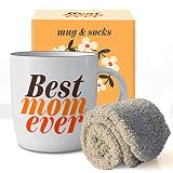 Triple Gifffted Best Mom Ever Mug Gifts for Mother, Worlds Greatest Mom's Coffee Cup On Happy Mother