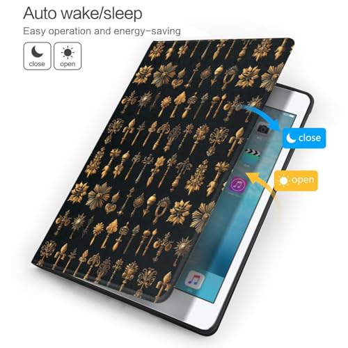 Housse iPad 9e/8e/7e génération compatible iPad 10.2 avec support folio