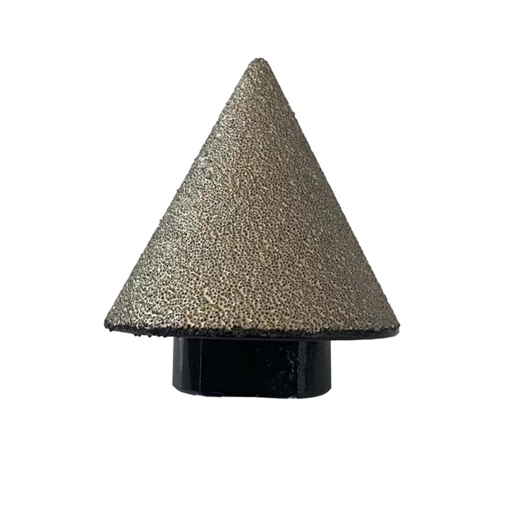 Jnchdghwa Cone Grinding Tool 50mm Chamfering Drill Bit for Ceramic Tile, Whetstone Cone Chamfering Reamer for Porcelain, Marble