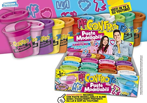 officina edicola Me Contro Te modelleermassa, 12 stuks, 1 verpakking