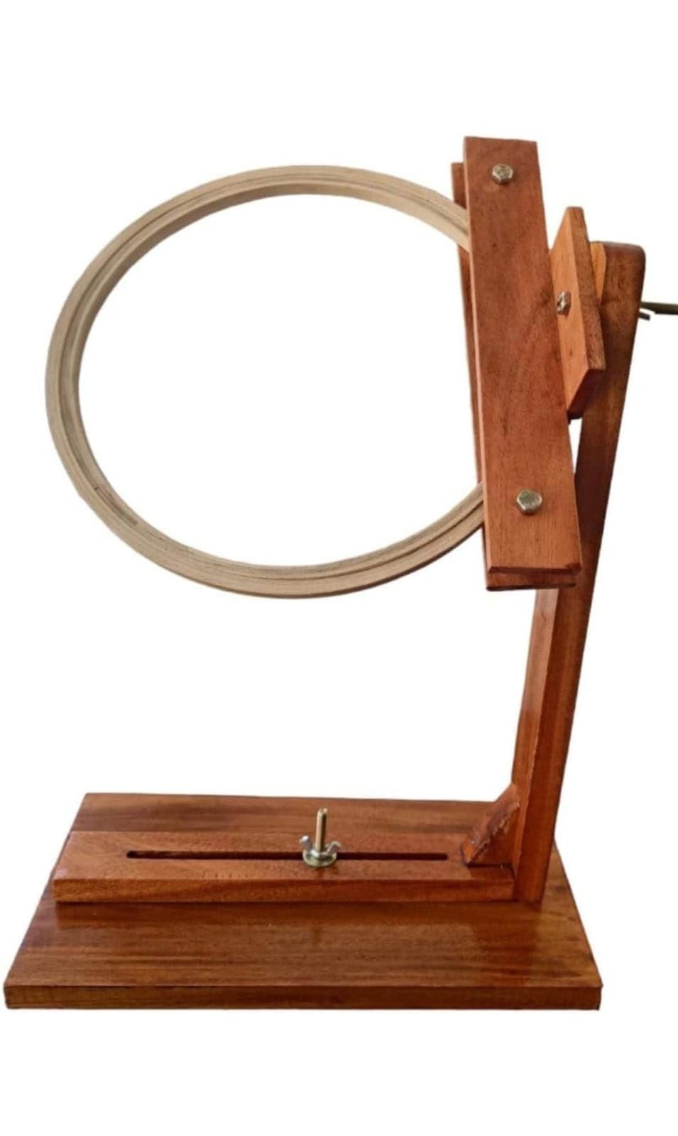 Wooden Embroidery Stand Height Adjustable Embroidery Hoop Holder for Hand Embroidery ,Aari Stand+Embroidery Hoop Ring-image-27