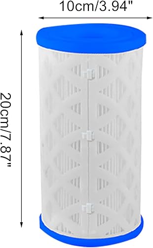 Miniatura 5 de Paquete de 6 filtros universales para piscina tipo A tipo C o III de repuesto para bomba de cartucho de filtro de piscina, filtro reutilizable tipo