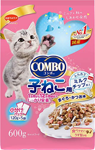 最安値|日本ペットフード コンボ キャット 子ねこ用 ミルクチップ添え