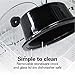 Hamilton Beach 7-Quart Portable Slow Cooker Serves 8+, Dishwasher Safe Crock, Lid Latch Strap for Travel, Brushed Silver