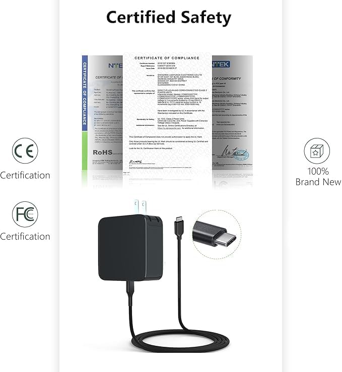 Miniatura 3 de Cargador de CA compatible con T-Mobile 5G Internet Gateway - Arcadyan KVD21 adaptador tipoUSB C