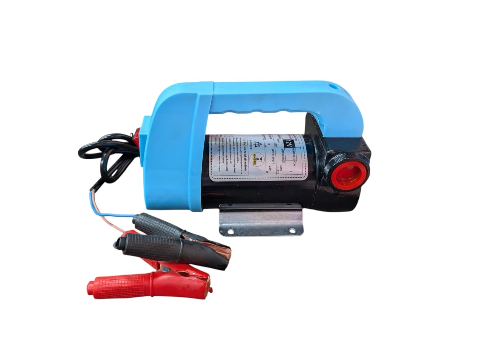 Diesel Oil Transfer Pump, 200W, 40LPM, Self Priming, 8-10M Discharge Head (12V Blue Black 200W)-picture-13