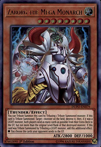 Yu-Gi-Oh! - Zaborg The Mega Monarch - DUPO-EN079 - Ultra Rare - 1st Edition - Duel Power