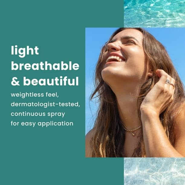 Tropic Weightless Hydration Clear Spray Sunscreen SPF 30, 6oz, With 12-Hour Moisturization, LIGHTWEIGHT AND NON-GREASY, ICONIC TROPIC SCENT image 4