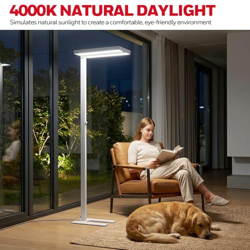 Image of Honeywell 02E Pro Sunturalux LED Floor Lamp 10400LM Full Spectrum
