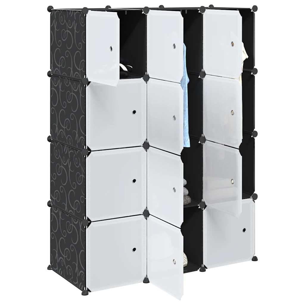Organizador Cubos de Almacenamiento 12cubos Varillas Colgar PP,Casa y jardín,Productos del hogar,Organización y Almacenamiento,Almacenamiento de Ropa y armarios,10.4kg-4019582