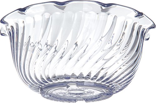 Carlisle Foodservice Products 453507 Plastic Dessert Bowls, 8 Oz, Clear #TOP3
