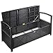 Barton Deck Box w/Thick Seat Cushion Outdoor Patio Storage Bench Shed Cabinet Container Furniture Pools Yard Tools Porch Backyard