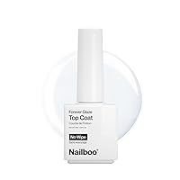 Vista 13 de Nailboo Esmalte de uñas de gel Forever Glaze Premium, esmalte de gel con capa base transparente con lámpara LED, autonivelante, color de uñas