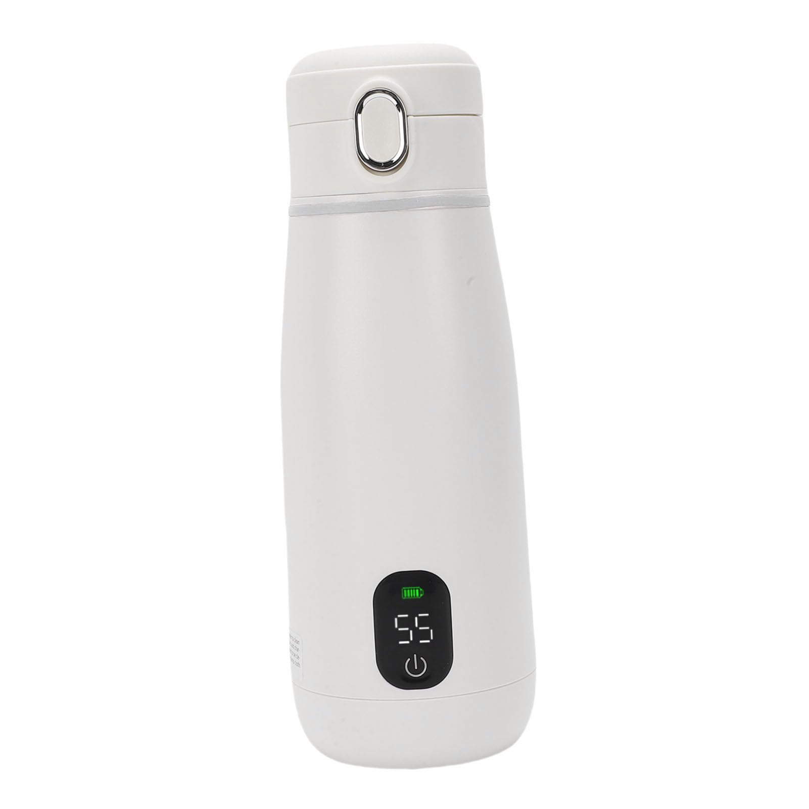Hervidor Eléctrico Portátil de Acero Inoxidable de 350 Ml, Pequeña Caldera de Agua Caliente con Calefacción Inalámbrica para Viajes, Camping, Senderismo, Coche Al Aire Libre,