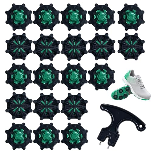 Picos de repuesto para zapatos de golf con puntas suaves de alta tracción y llave de montaje