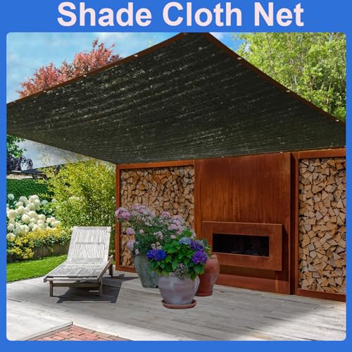 Toile d'ombrage 5 x 5 m avec œillets résistante pour pergola - 3
