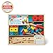 Melissa & Doug Wooden Construction Building Set in a Box (48 pcs)