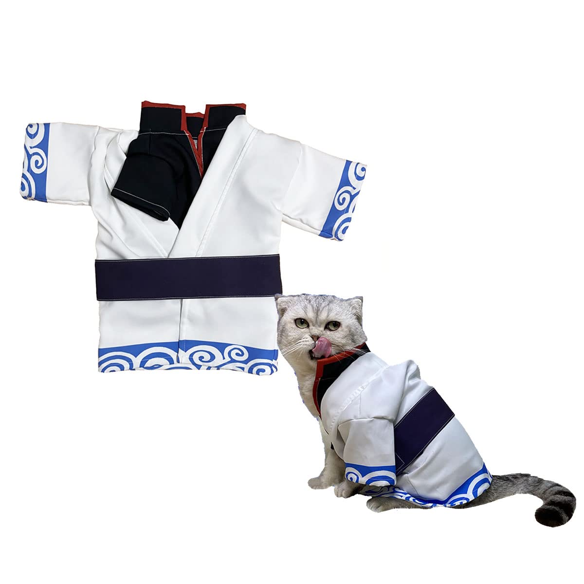 Amazon | WFN ペット服 猫服 コスプレ 銀魂 犬服 おもしろい 小中型犬