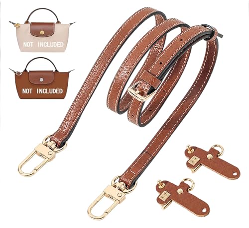Adjustable Leather Shoulder Strap for Mini Crossbody Bags | Replacement Handbag Strap | Detachable Purse Strap