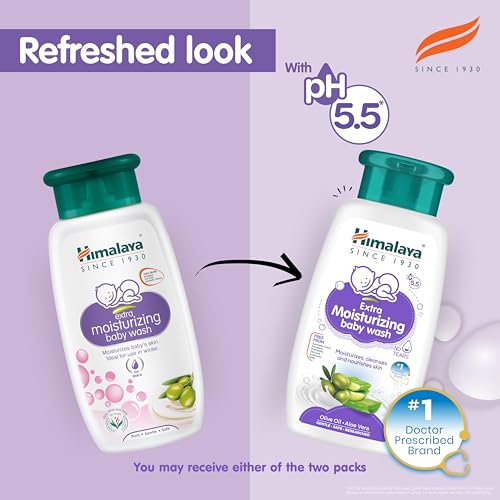 Image of Himalaya Extra Moisturizing Baby Wash, 200ml (Pack of 2)