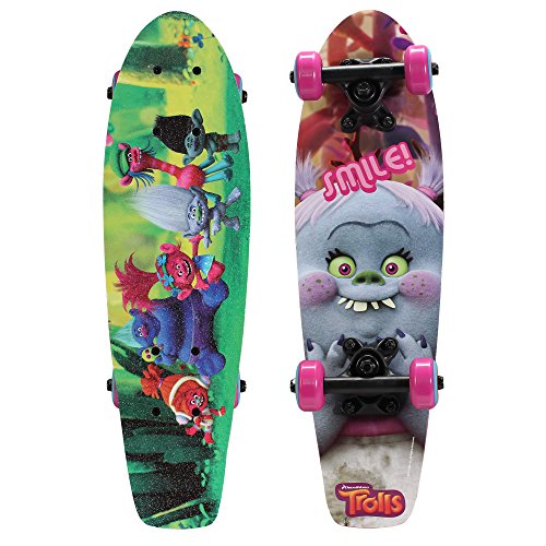 PlayWheels Trolls 21" Wood Cruiser Skateboard