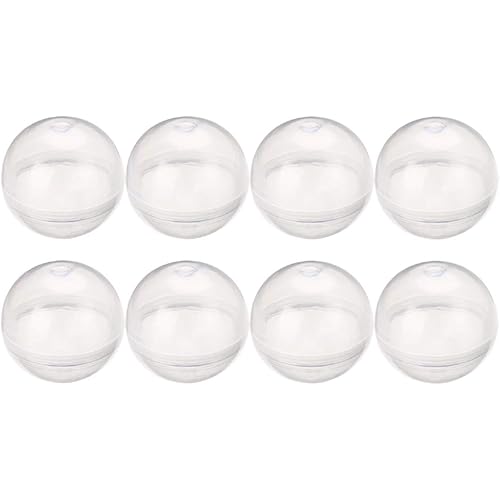 Vending Machine Empty Round Capsules 1.1” 250 pcs Bulk Capsule for Toy Gumball Machines Small Clear Containers Surprise for Kids Party Favor Prize
