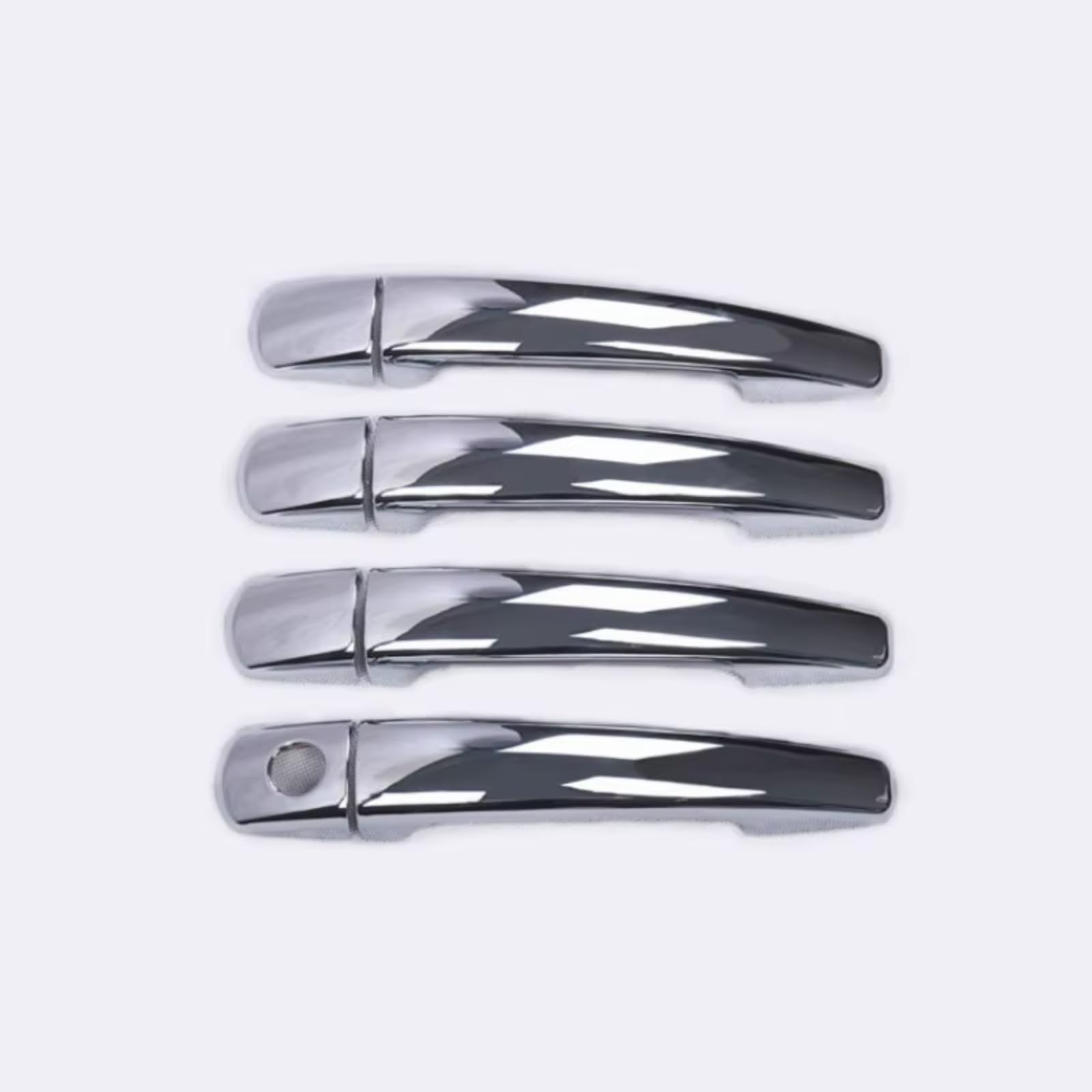 Zcxfdthf Silver Door Handle Covers Part Compatible With C&Itroen For C4 2004-2010 For C6 2005-2010 Car Door Handle Cover Trim Sticker Styling Auto Accessories Set(Silver)