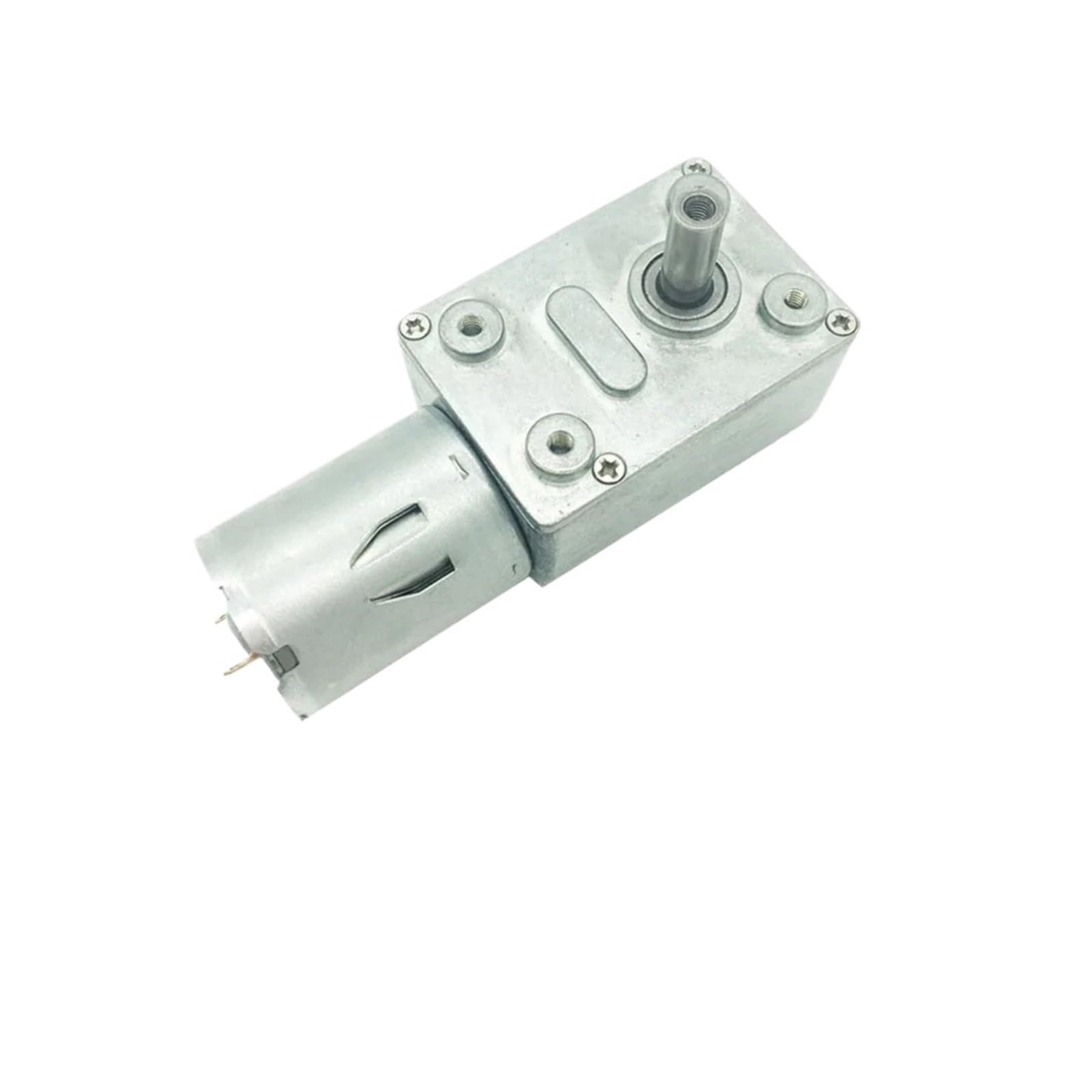 Motor de reducción de Velocidad de Gusano Motorreductor helicoidal JGY-370 de 6 V, Alto par, 12 V CC, Reductor de 12 V y Baja Velocidad, Motor eléctrico con autobloqueo(Package B,23RPM_12V)